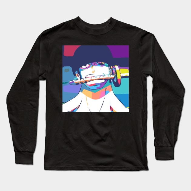 swordsman Long Sleeve T-Shirt by BarnawiMT